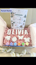 Personalised paint your own forest adventure gift box
