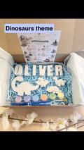 Personalised paint your own dinosaurs adventure gift box