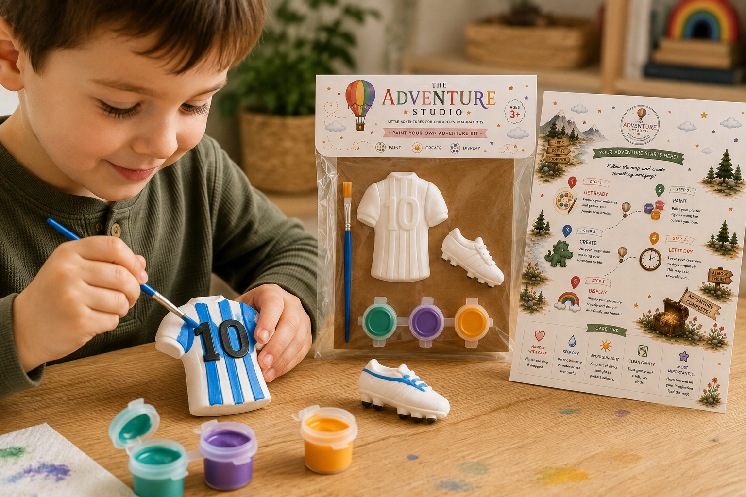 Little Adventure Paint Your Own Football Craft Kit