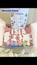 Personalised paint your own mermaid adventure gift box