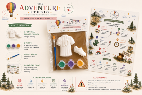 Little Adventure Paint Your Own Football Craft Kit