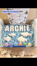 Personalised paint your own under the sea adventure gift box