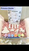 Personalised paint your own princess adventure gift box