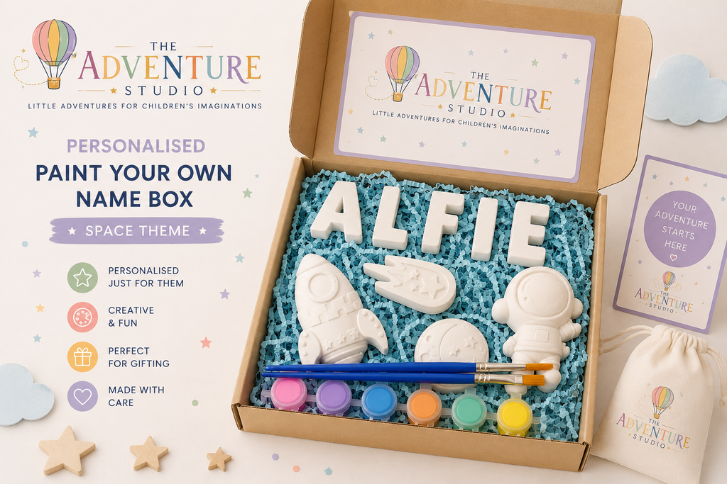 Personalised Paint Your Own Space Adventure Gift Box
