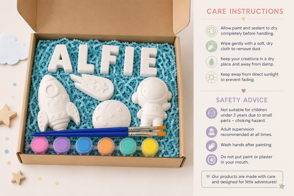 Personalised Paint Your Own Space Adventure Gift Box